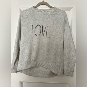 Rae Dunn Embroidered LOVE Sweatshirt - Small